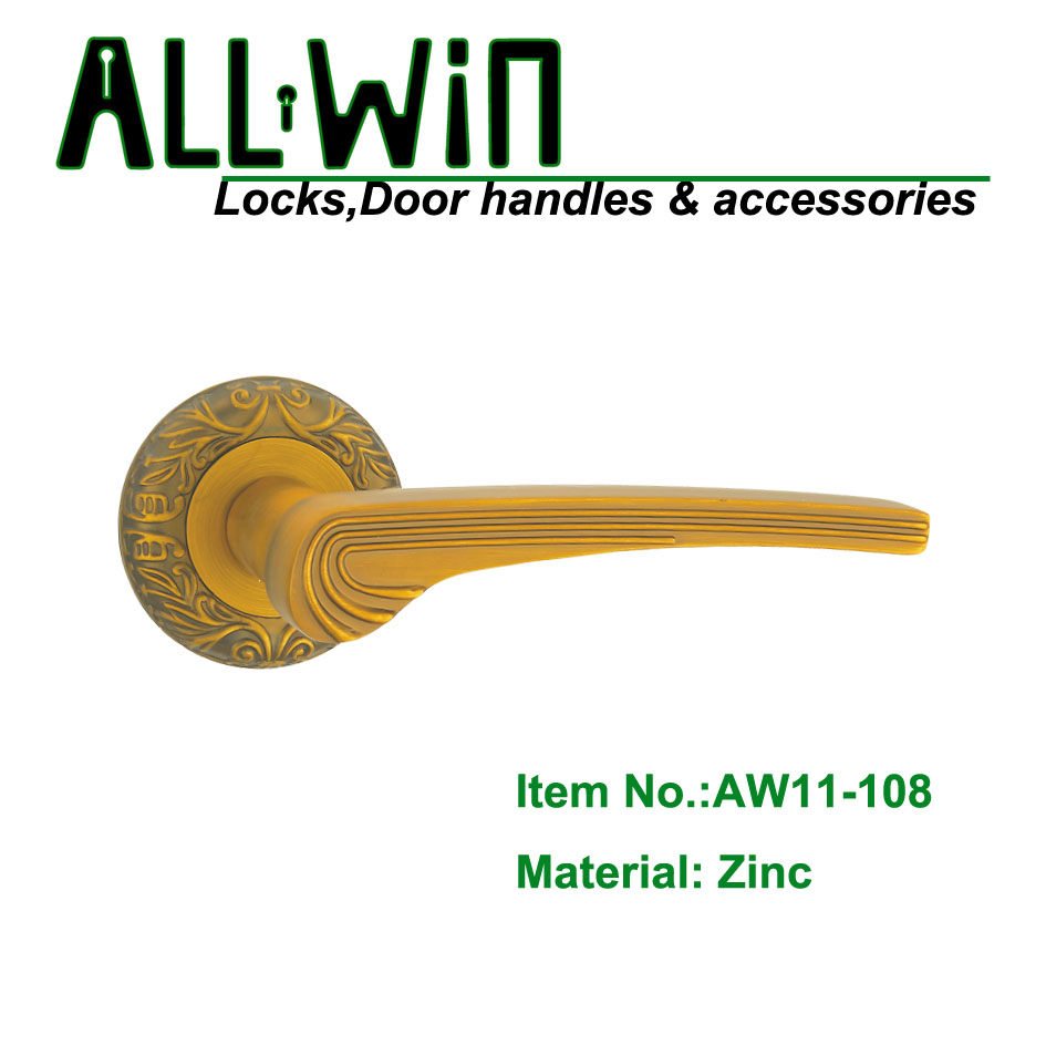 AW11-108 Wood Door Lever Handle