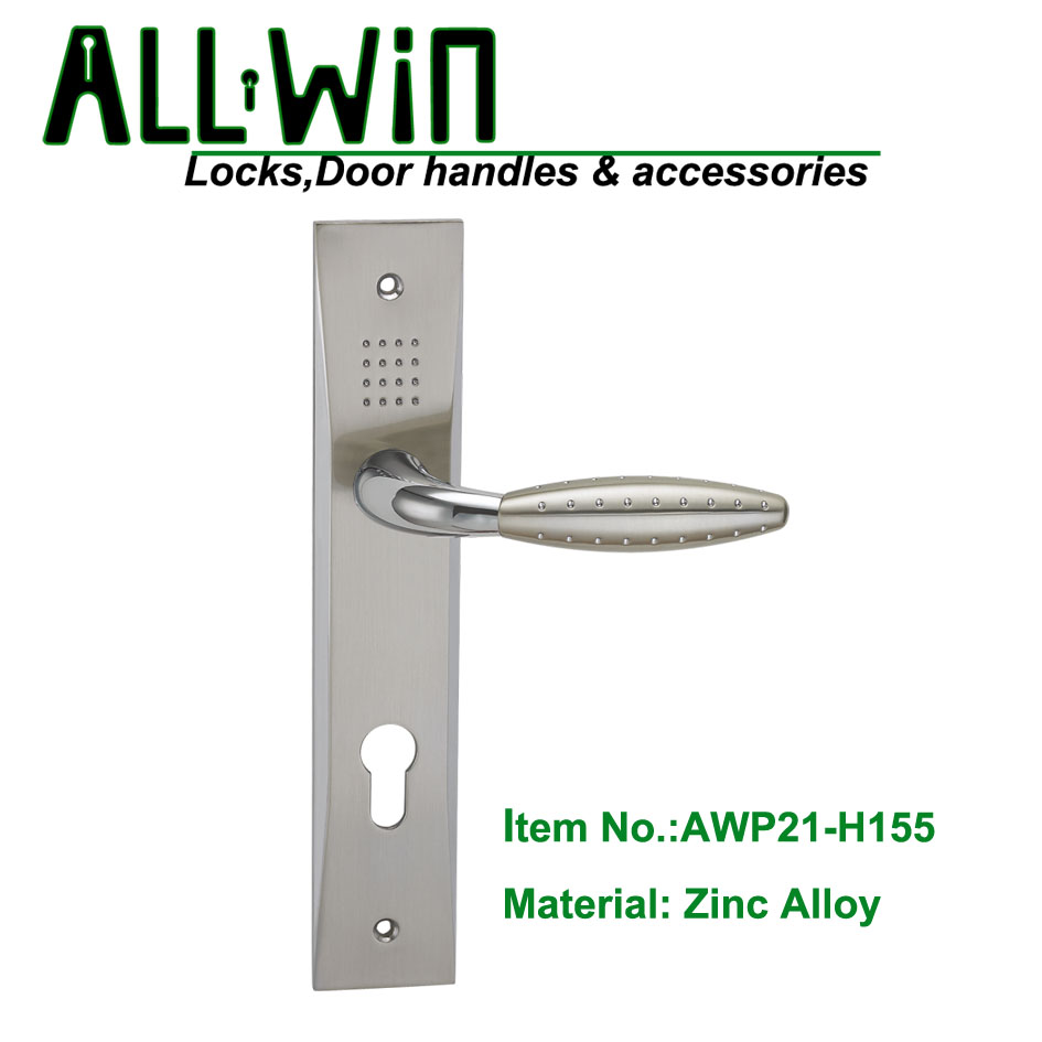 AWP21-H155 Popular Door Handle on Plate