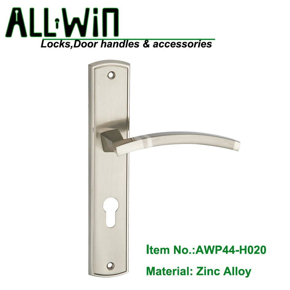 AWP44-H020  Mid east Modern Zinc Door Handle On Panel