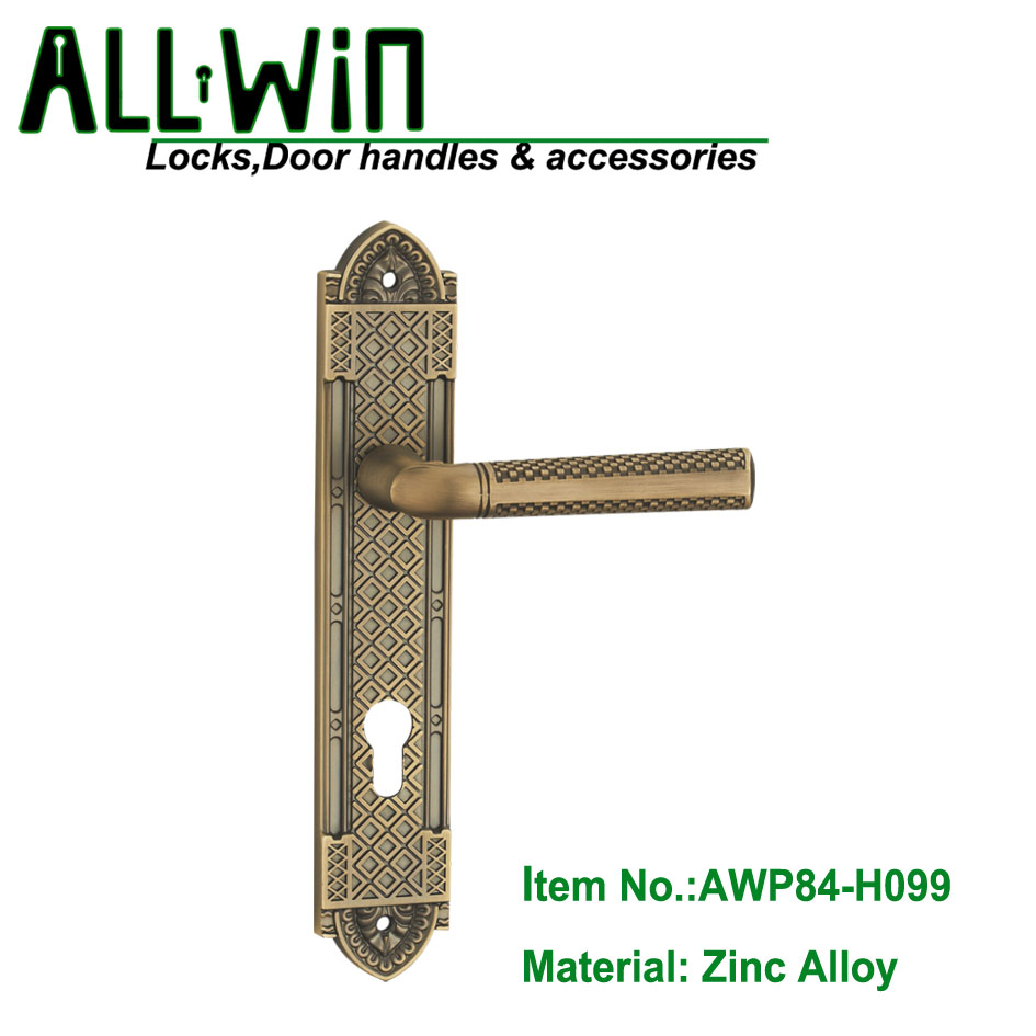 AWP84-H099 Ancient Anti-theft Plate Door Handle Lock