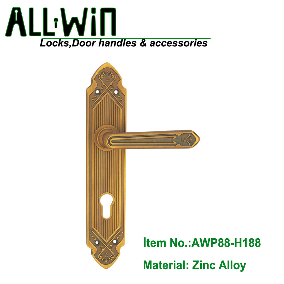 AWP88-H188 Ancient Anti-theft Door Lock on Panel