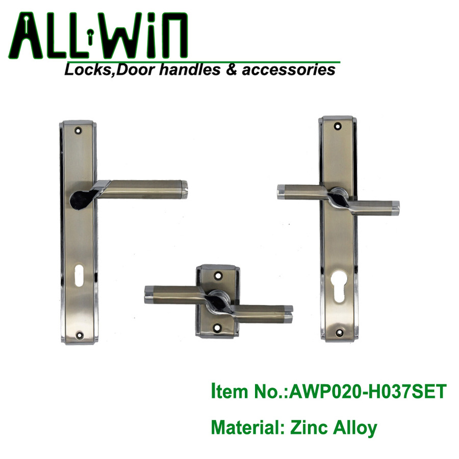 AWP020-H037SET Modern Design Egypt Zinc Door Handle