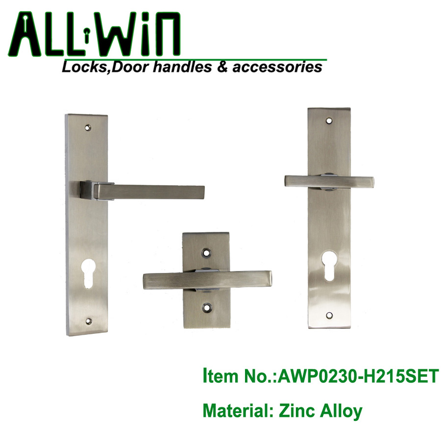 AWP023-H215SET Egypt Modern Zinc Door Handle