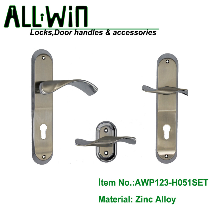 AWP123-H051SET Egypt Modern 5 set Zinc Door Handle
