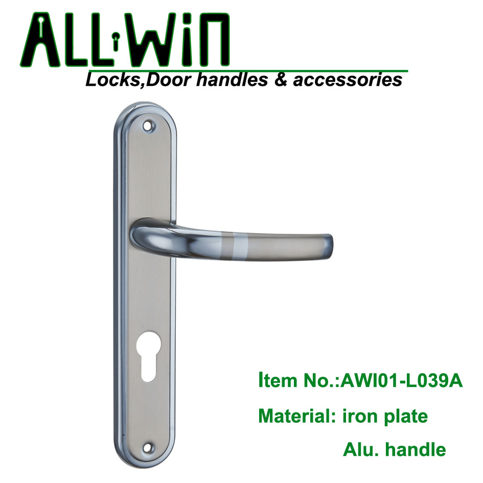 AWI01-L039A Poland Best selling Iron plate Door Handle