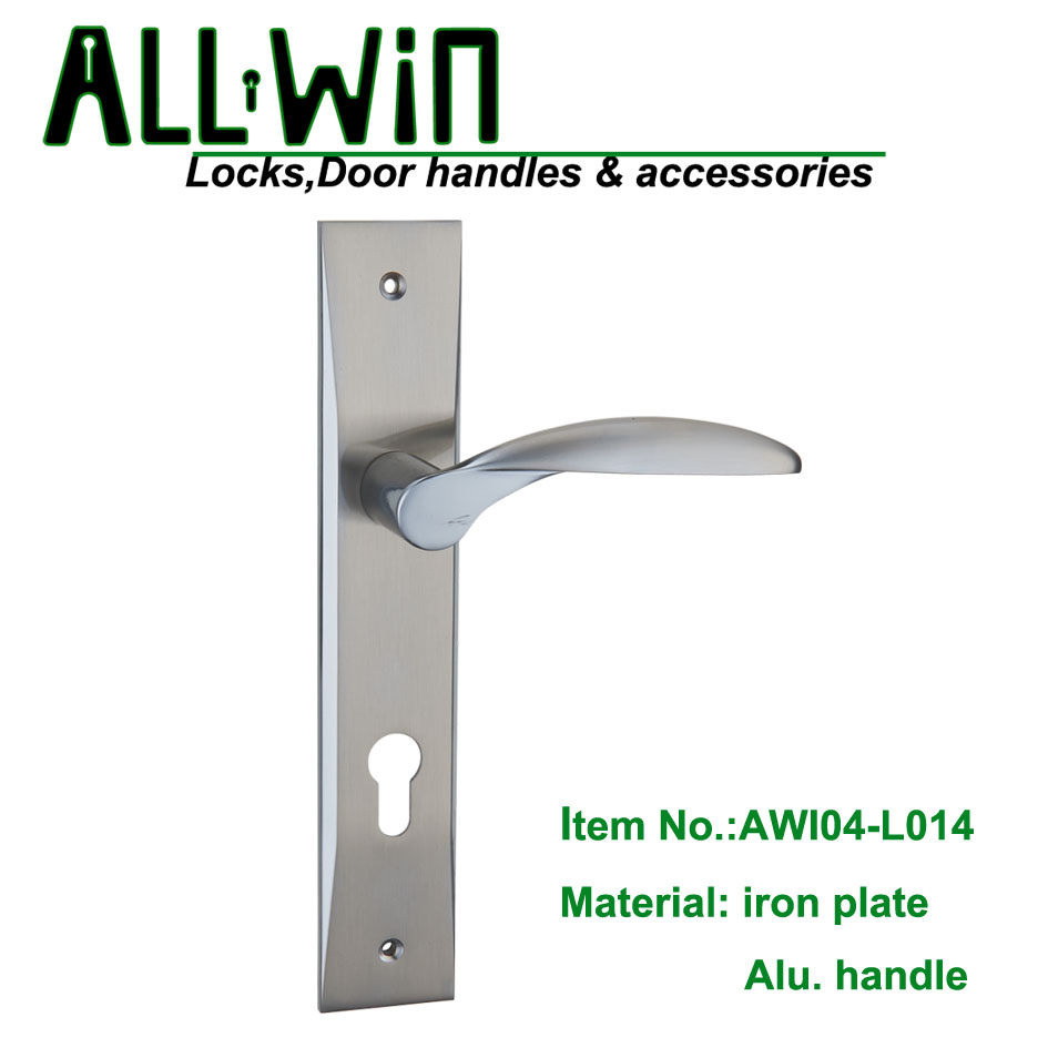 AWI04-L014 Iron plate aluminum Handle Door Lock