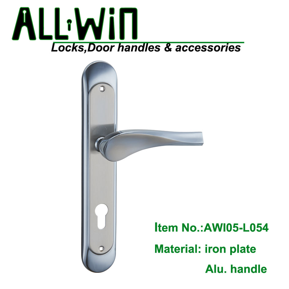 AWI05-L054 Iron plate aluminum Handle Door Lock supplier