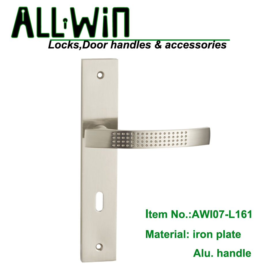 AWI07-L161 Iron plate aluminum Handle Door Lock Wenzhou Factory