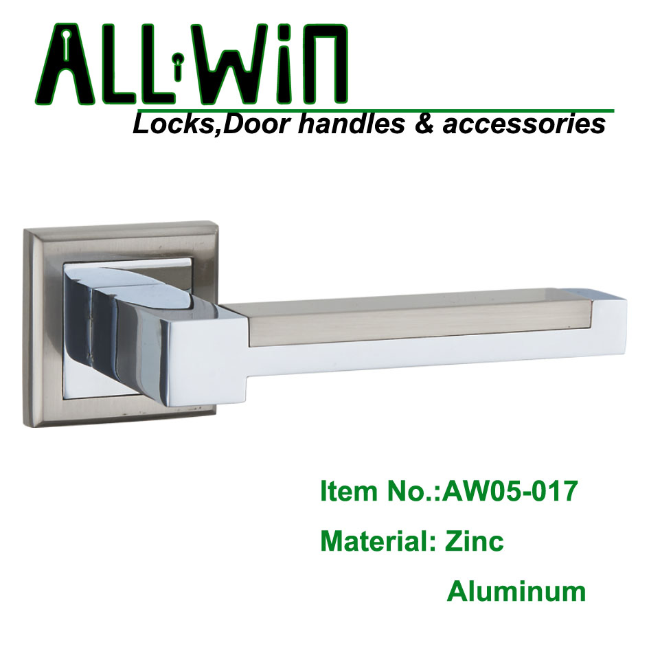 AW05-017 Square Shaped Zamak Door Handle